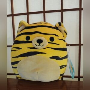 Squishmallows Yellow and Black Tiger Plush